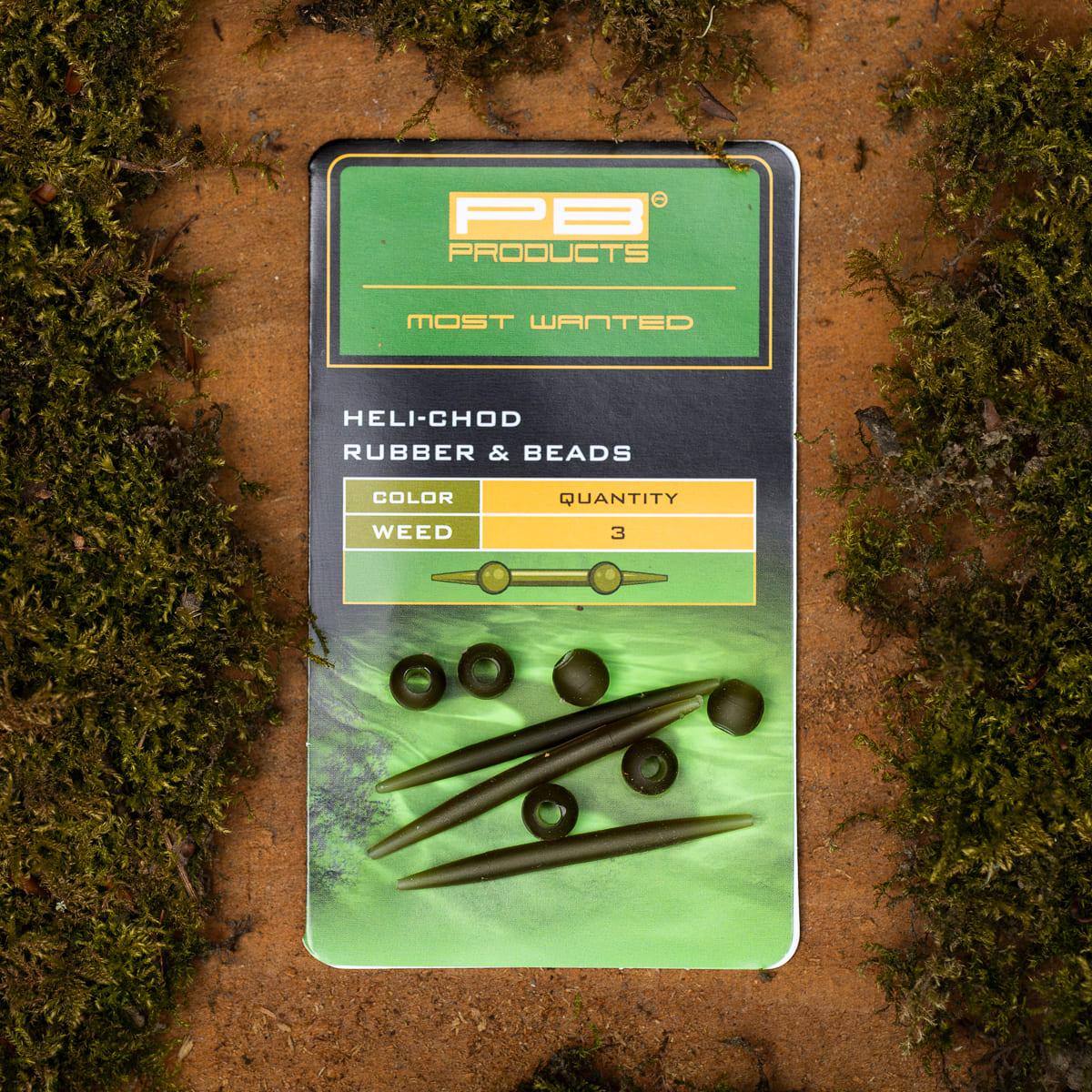 Heli-Chod Rubber & Beads Weed (3pcs)