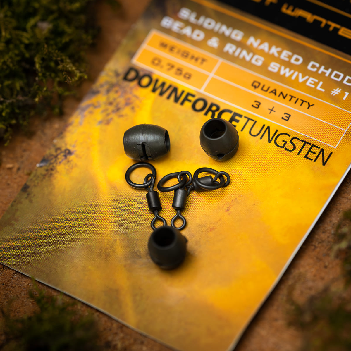 Downforce Tungsten – Sliding Naked Chod Bead & Ring Swivel