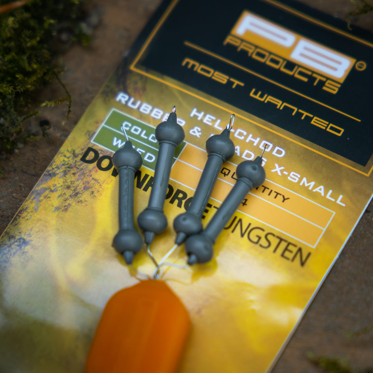 Downforce Tungsten - X-small Heli-Chod Rubber & Beads (4pcs)