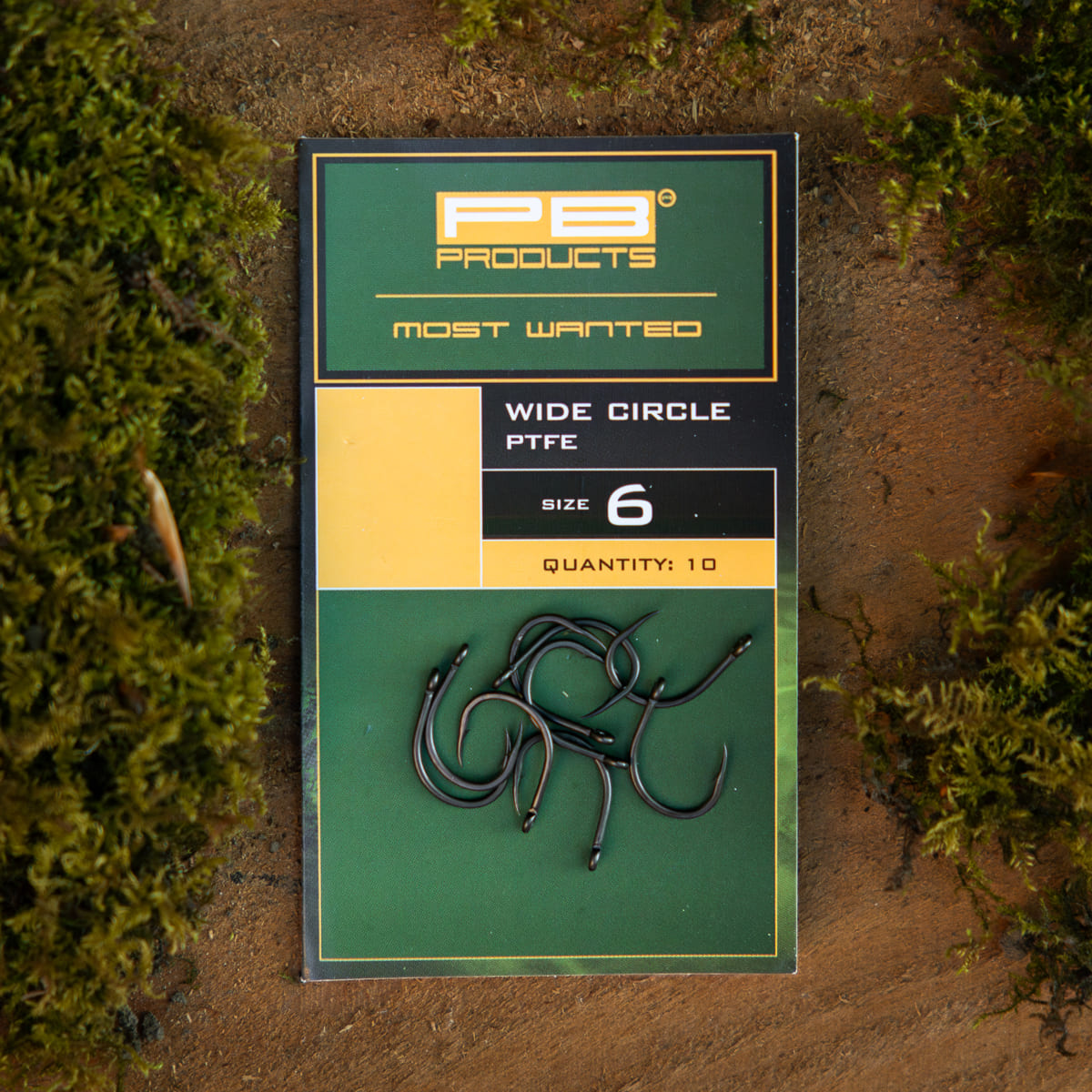 Wide Circle Hook PTFE (10pcs)