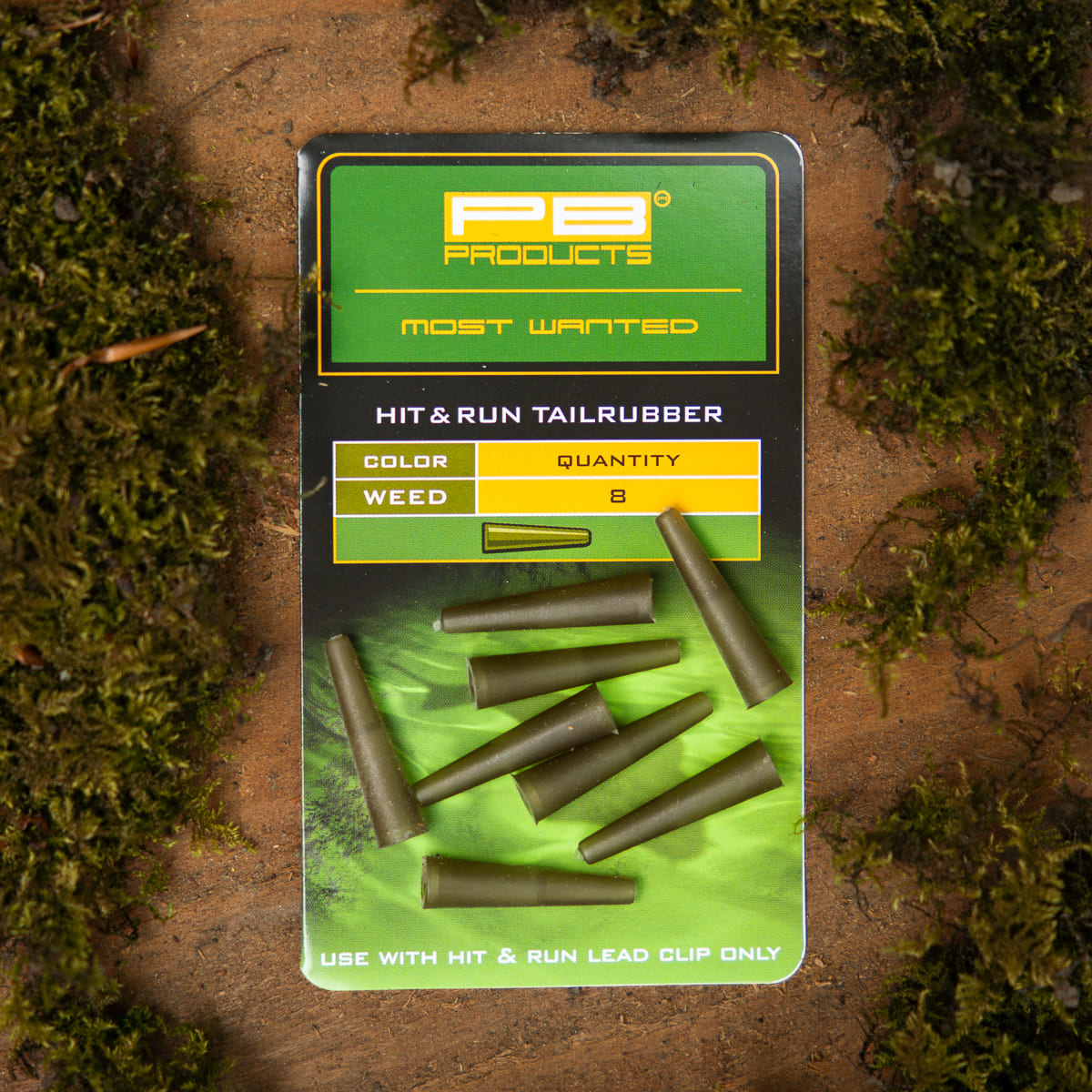 Hit & Run Tailrubbers Leadclip (8pcs)